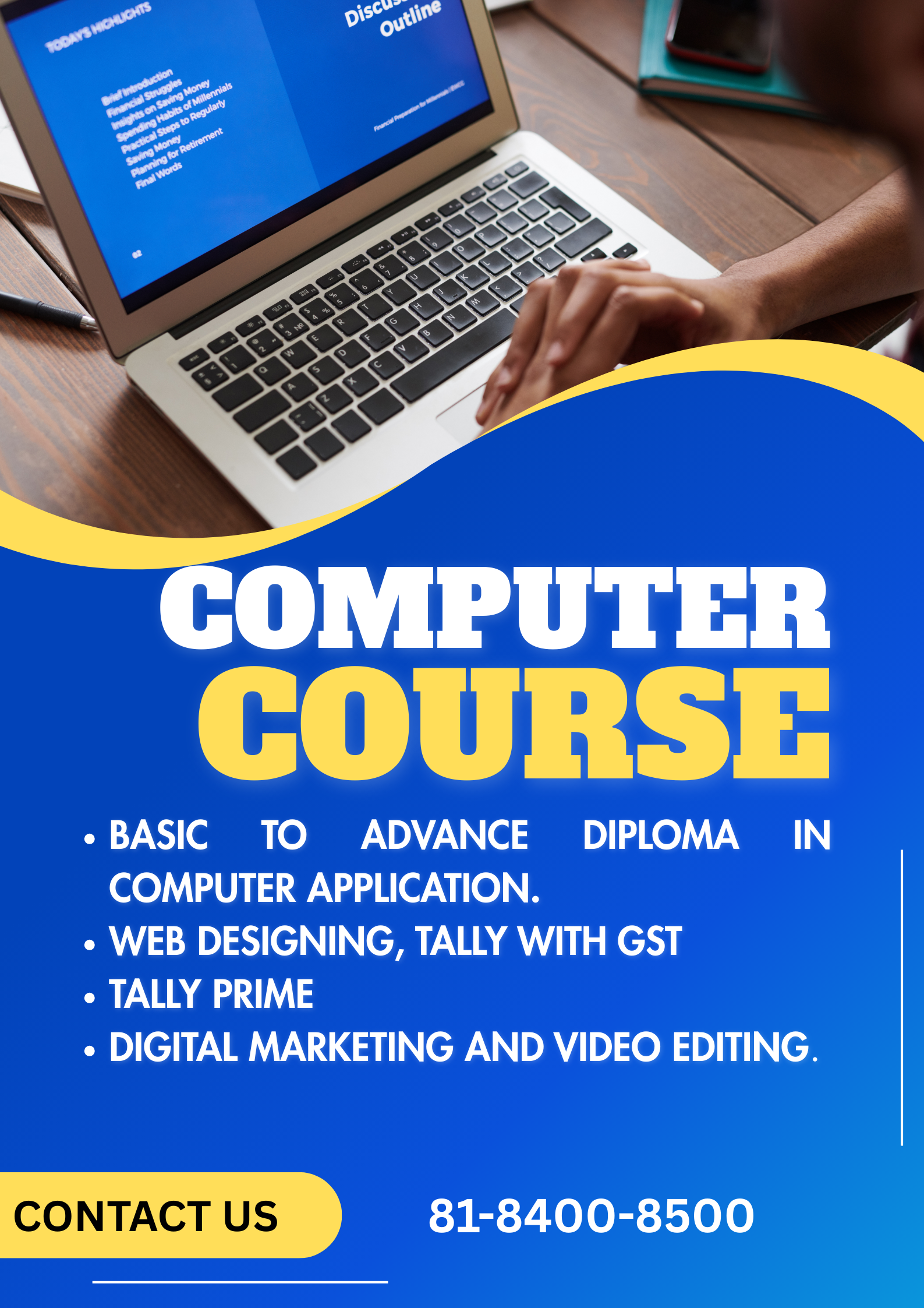 Best computer Institute In Gurgaon | 8184008500 |Discuss Coaching
